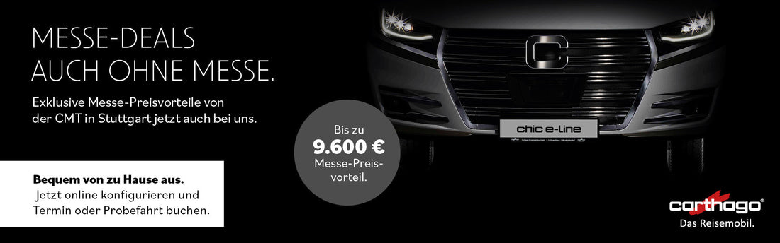 Carthago Messe-Deals 2026 – Messe-Preisvorteile direkt bei Wilhelmsen Caravaning