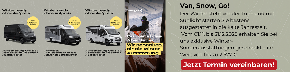 Van, Snow, Go! – Die Sunlight Winteraktion 2025